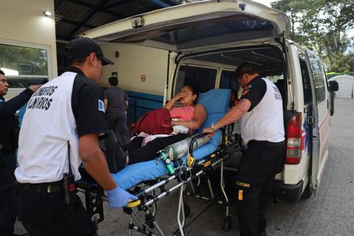 La mujer fue ingresada a la emergencia de un centro asistencial debido a sus heridas. (Foto: CVB)