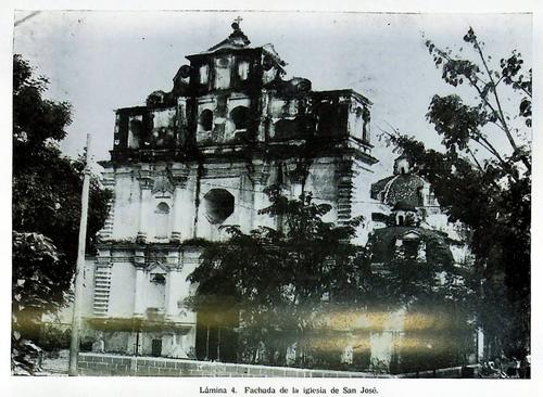 El templo religioso pasó por varios arreglos en su estructura. (Foto: FB/Historia de Guatemala en Fotografías.)