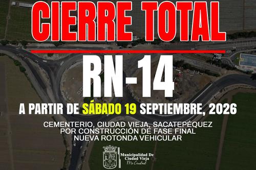 Las autoridades han anunciado el cierre total del 19 al 29 de septiembre. (Imagen: Municipalidad de Ciudad Vieja)