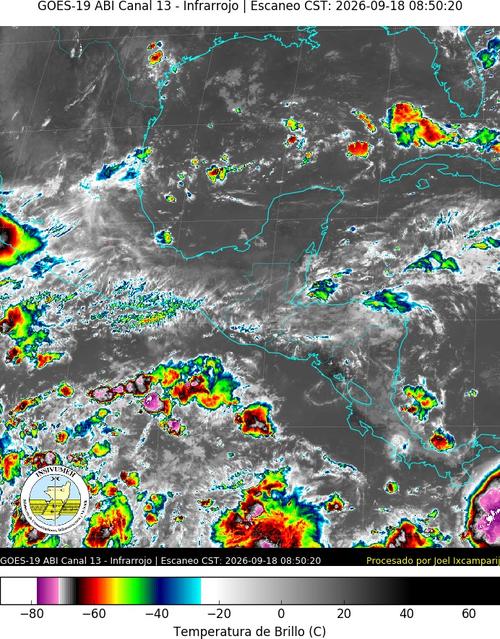 El paso de ondas del este provocarían lluvias este fin de semana. (Foto: Conred)