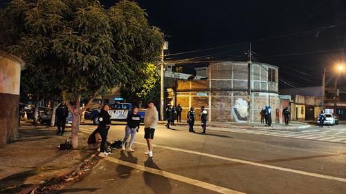 El ataque armado se reportó en la zona 6 durante esta noche. (Foto: Orlando Chile)