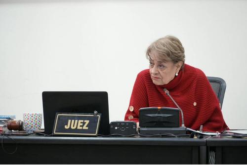 El Tribunal de Mayor Riesgo B, presidido por la jueza María Eugenia Castellanos, rechazó dos recursos de reposición presentados por la defensa de los agentes policiales. (Foto: Wilder López/Soy502)