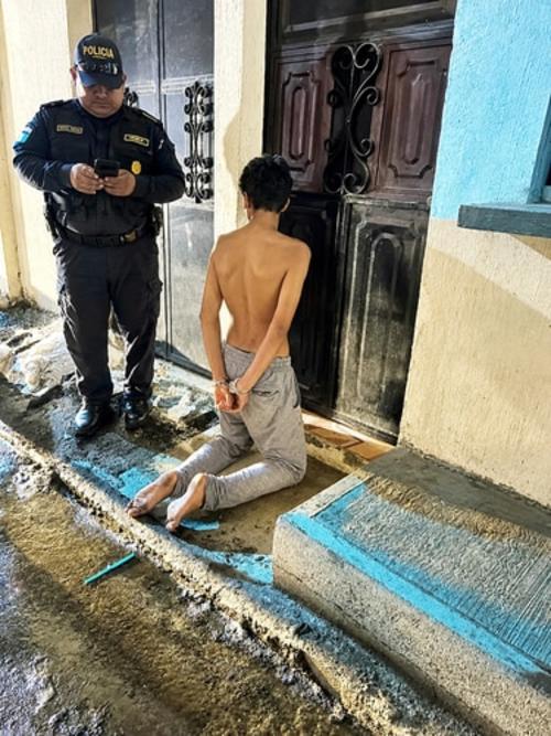 El señalado fue capturados por las autoridades. (Foto: PNC)