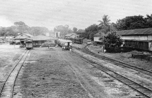 El inmueble de la antigua estación de Mazatenango pertenece a Fegua. (Foto: Cultura Histórica Guatemalteca C.A.)