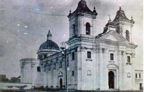 Imagen histórica de La Recolección correspondiente a 1875. (Foto: Guatehistoria.com)