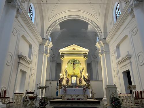 La iglesia de La Recolección forma parte de la historia del barrio que creció alrededor de sus actividades religiosas y comerciales. (Foto: Sandra Sebastián)