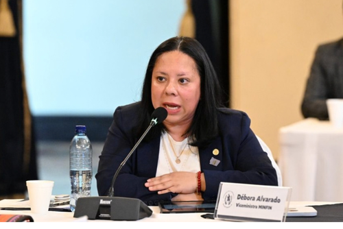 La ministra entrante Débora Álvarado ocupó el cargo de Viceministra de Administración Interna y Desarrollo de Sistemas. (Foto: Agencia Guatemalteca de Noticias)