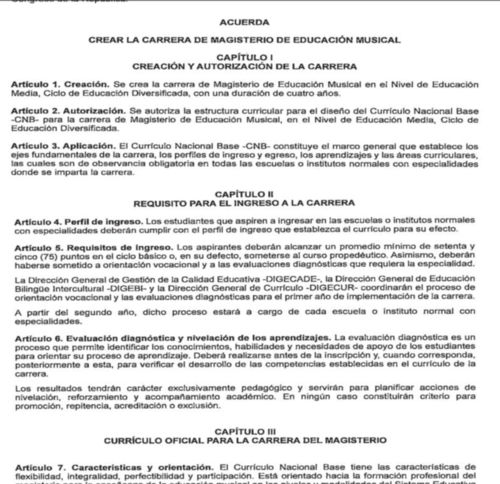 Educación busca especializar a maestros en el área musical. (Foto: DCA)