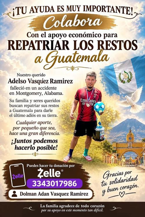 Familiares de Adelso piden apoyo económico para repatriar sus restos a Guatemala. (Foto: Redes sociales)