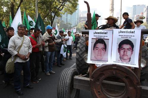 "Justicia" pidieron los campesinos mexicanos. (Foto: EFE)