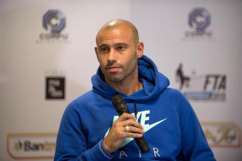 Javier Mascherano, jugador de la selección de Argentina está en Guatemala. (Foto: EFE)