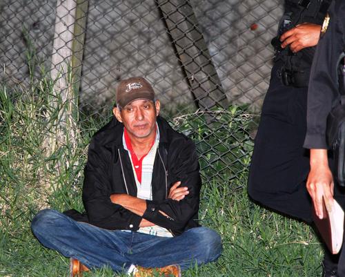 Dimas Rojas Bracamonte fue detenido en el kilómetro 10.5 de la carretera al Atlántico. (Foto: PNC)