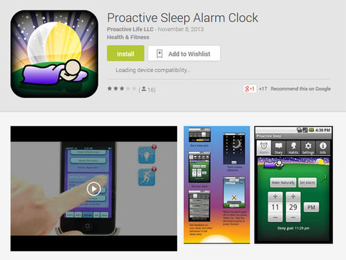 Proactive Sleep Alarm Clock: Esta app es como un ´diario del sueño´. Ayuda a llevar un control de las horas de sueño. También cuenta con funciones básicas de música ambiental y alarmas. Está disponible en Android y iOS.