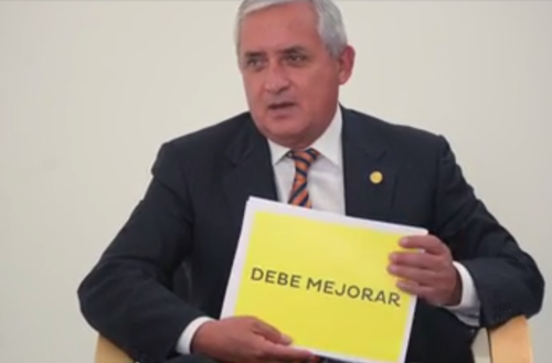 El mandatario admitió que la recaudación fiscal "debe mejorar", tanto así que estuvo a punto de darle un "reprobado".