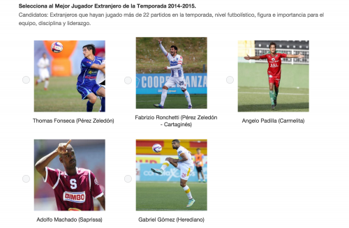 Los candidatos, se vota en el Facebook de la UNAFUT