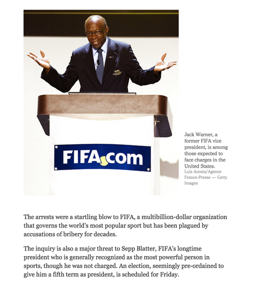 El expresidente de la Concacaf, Jack Warner, estaría involucrado en el escándalo.