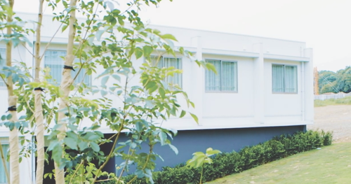 El hotel está situado en la ciudad portuaria de Sasebo.