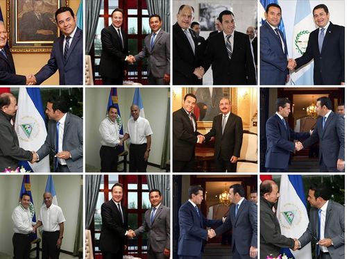 Así se ven las fotos de redes de Jimmy Morales. (Foto: Facebook).