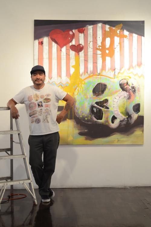 El pintor se inspira en situaciones sociales y personajes cotidianos. (Foto: Selene Mejía/Soy502)