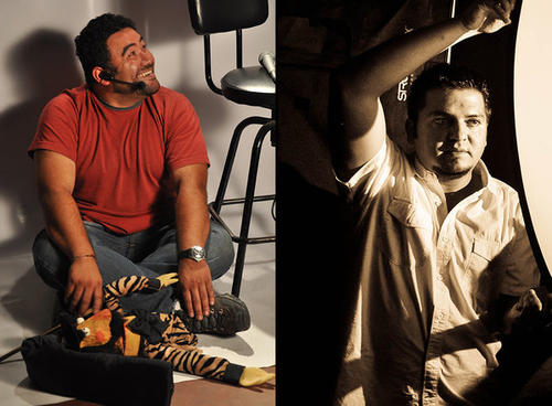 Roberto Braham y Pablo Díaz, responsables de la película Girqik. (Foto: Verkami)