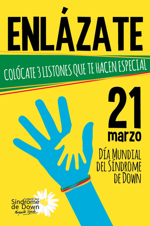Este 21 de marzo colócate tres listones que representan: verde, esperanza; rojo, amor y amarillo, Margarita Tejada.