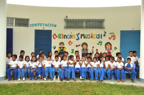 Los niños de la escuela Nohemí Morales de Arjona gozan de una educación completa. (Foto: Olga Vásquez/Nuestro Diario)