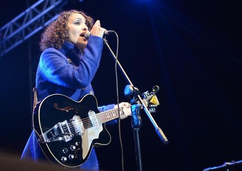 Gaby interpretó sus villancicos favoritos. (Foto: Selene Mejía/Soy502)