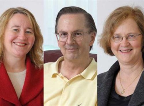 De izquierda a derecha, Carol W. Greider, Jack W. Szostak y Elizabeth Blackburn, ganadores del Nobel de Medicina en el 2009. (Foto: eluniverso.com)