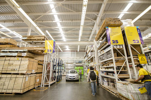 EPA Roosevelt contará con un área de construcción denominada autoservicio, donde el cliente podrá ingresar y comprar desde su vehículo. (Foto: George Rojas / Soy502)