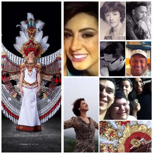 Jeimmy luce su traje de fantasía, aquí las imágenes del equipo que confeccionó esta pieza. (Foto: Jeimmy Aburto)