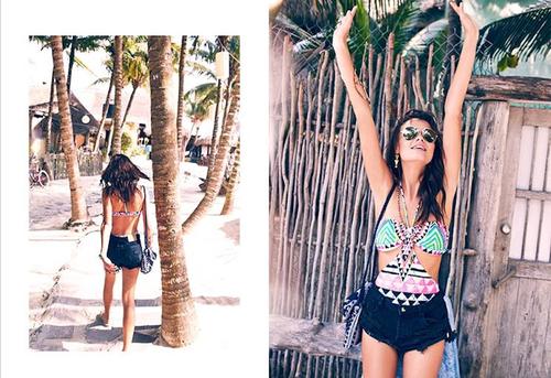 Los trikinis también son tendencia. (Foto: Mara Hoffman oficial)