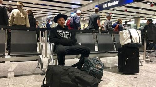 El ex reo convertido en modelo viajó a Londres por trabajo. (Foto: Dailymail)