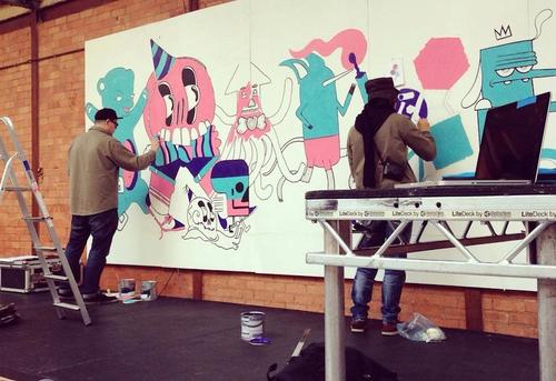 Artistas de europeos y del mundo se preparan para el mayor evento de diseño en Birmingham, Inglaterra, el "MIdland Masters #2". (Foto: Inkygoodness)