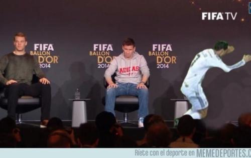 Memes cr7 balón de oro 08