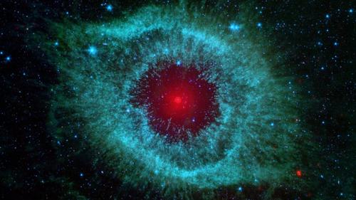 La Nebulosa de la Hélice, ubicada en la constelación de Acuario, también ha sido llamada "el ojo de Dios". (Foto: Wikipedia).