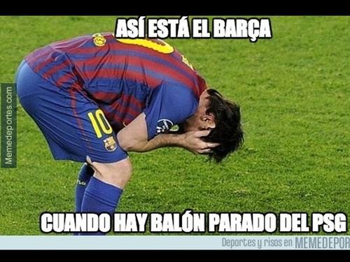 Memes deroota del barcelona con el PSG 02