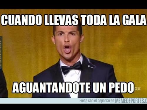 Memes cr7 balón de oro 09