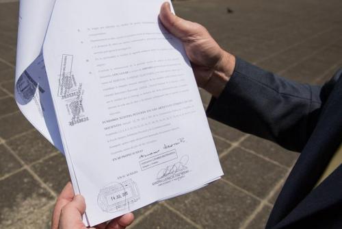 El equipo de abogados y representantes del PAN fue encabezado por Fernando Linares, candidato a diputado de la agrupación. (Foto: PAN)