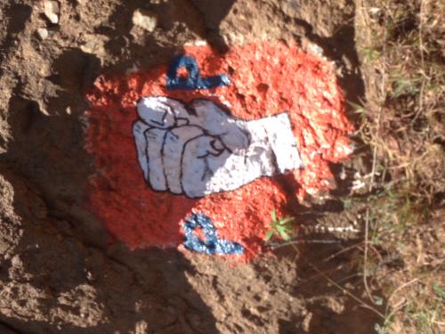 El Partido Patriota ya hizo sus pintas en Sololá.