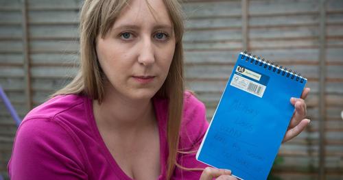 Nikki depende de su diario para traer a memoria algunos acontecimientos, incluyendo su caída. (Foto SWNS)