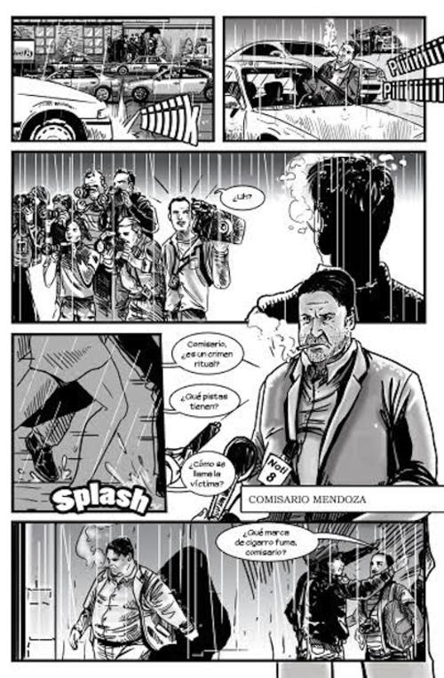 Puedes adquirir "El perro en llamas" partir del 1 de mayo de 2015 en Expo ComicOn. (Diseño: Perro en Llamas/Quiñónez-Zúñiga).