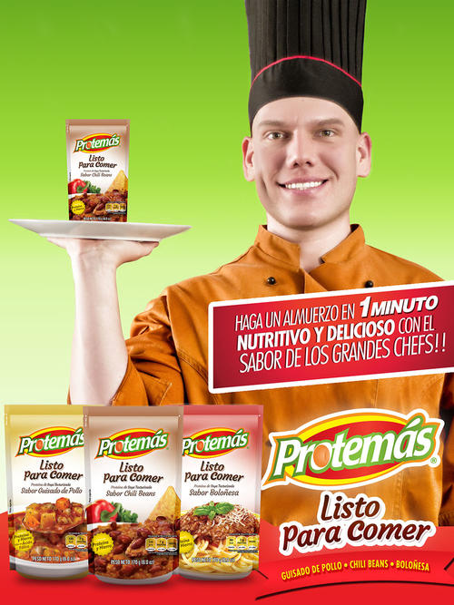 Boloñesa, guisado de pollo y chili beans son las tres presentaciones de este producto.