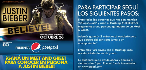 Concierto de Justin bieber