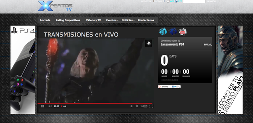 La presentación inició con un video de recopilación de juegos de PlayStation.