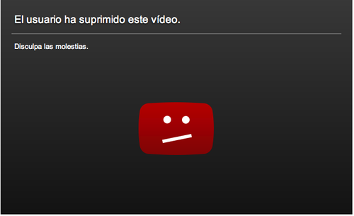 El video fue removido del canal oficial donde fue publicado.