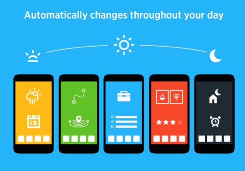 Navegación sencilla y agradable: transforma tu teléfono en cuatro pantallas fáciles de utilizar para conseguir que cada interacción sea más rápida y eficiente.