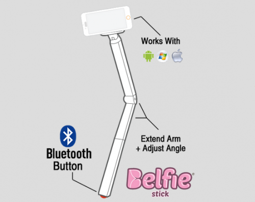 El bastón es compatible con dispositivos Android, Windows y Apple. (Foto: Belfie stick)