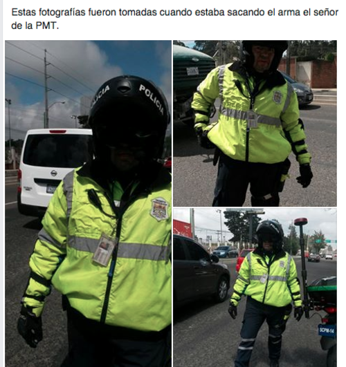 Las fotos fueron subidas a un perfil de Facebook denominado No es tu ciudad, es nuestra. (Foto Facebook)