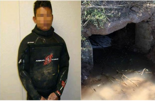 Evelio Padilla Zepeda, quien se declaró culpable de traficar cocaína por un narcotúnel submarino, bajo la frontera entre México y Estados Unidos.