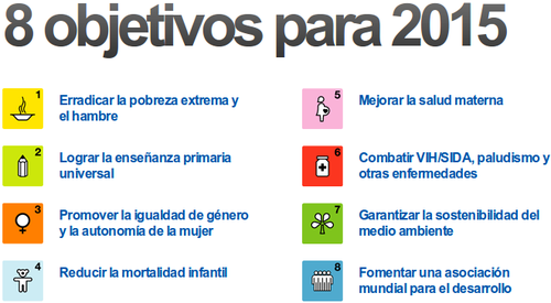Estos eran los Objetivos del Milenio que debían alcanzarse en 2015. Luego vendrá la segunda parte del compromiso.